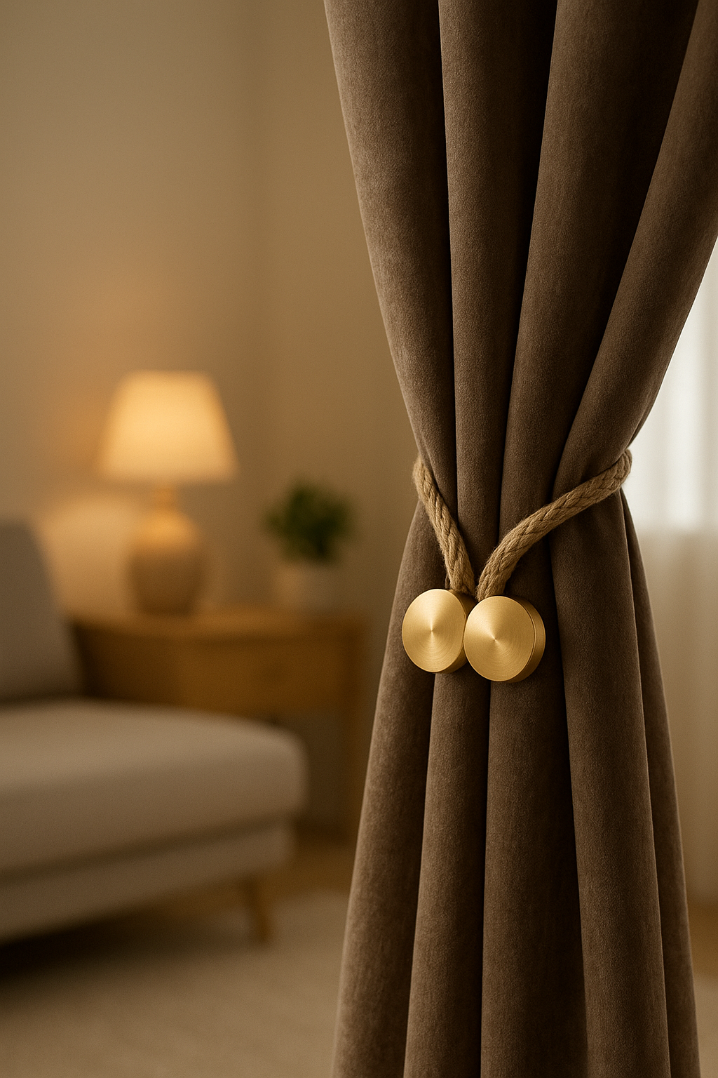 2 PCS Magnetic Curtain Tiebacks