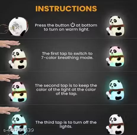 FASTIC Cute Panda Night Lamp