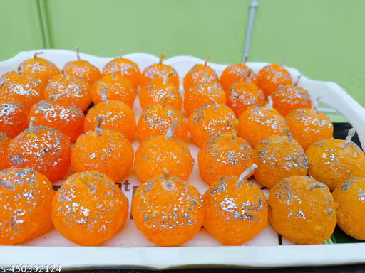 Laddu Candles – Sweet Glow of Festive Joy (Set of 4)