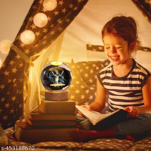Glass Lamp 3D Ball Astronomy Night Lamp
