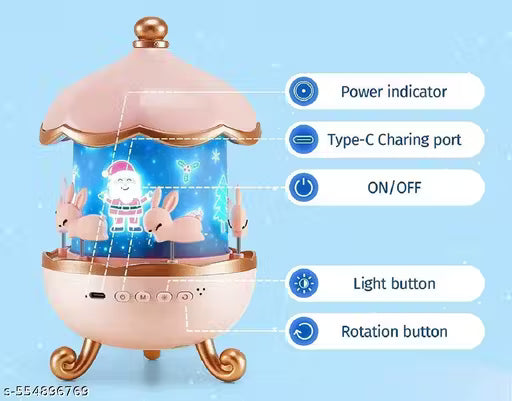 Bunny Carousel Night Light
