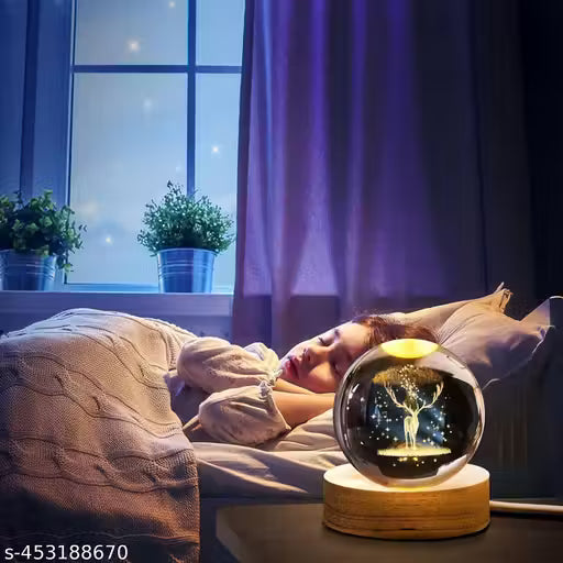Glass Lamp 3D Ball Astronomy Night Lamp
